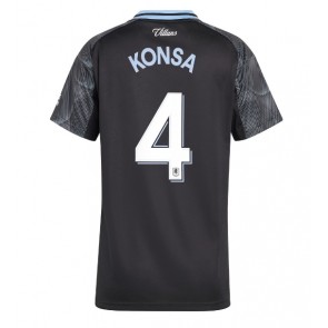 Aston Villa Ezri Konsa #4 Udebanetrøje Dame 2025-26 Kortærmet